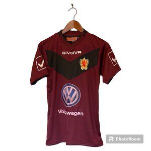 Givova Volkswagen Jambars FC Maroon Soccer Jersey Size S 21 Miles Schnaer's